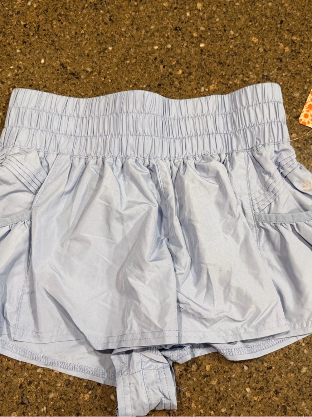 Free People XS NWT Light Blue Women's Elastic Waist Shorts